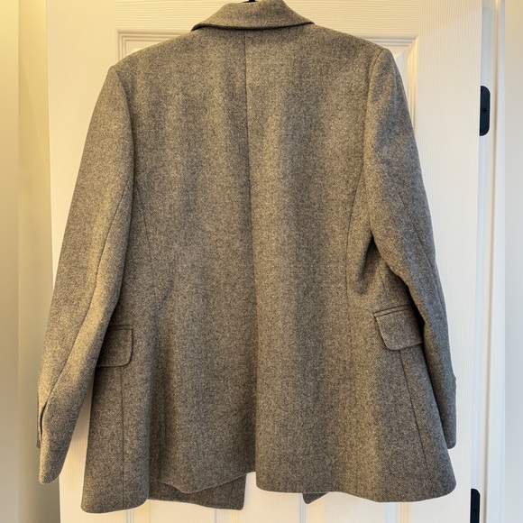 H&M x Erdem Designer Gray Tweed Suit Sz 12 - RARE - Picture 4 of 10